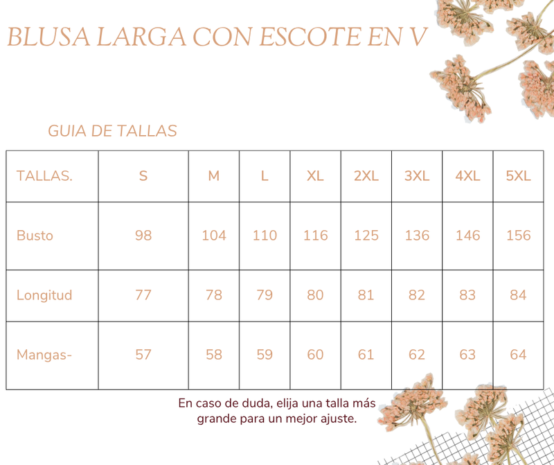 Guía de tallas