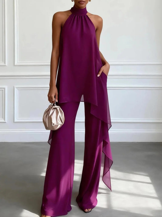MORETTA | CONJUNTO ELEGANTE ESTILO HALTER