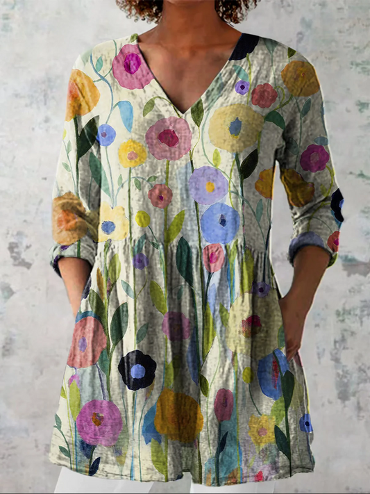 SUSY | BLUSA LARGA CON ESCOTE EN V