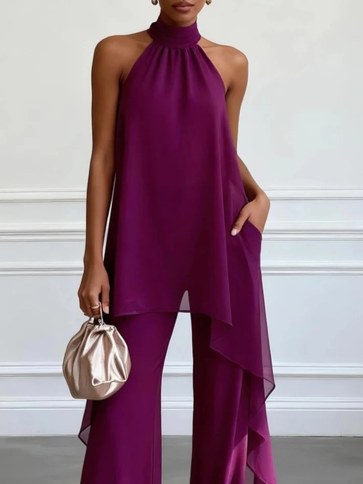 MORETTA | CONJUNTO ELEGANTE ESTILO HALTER