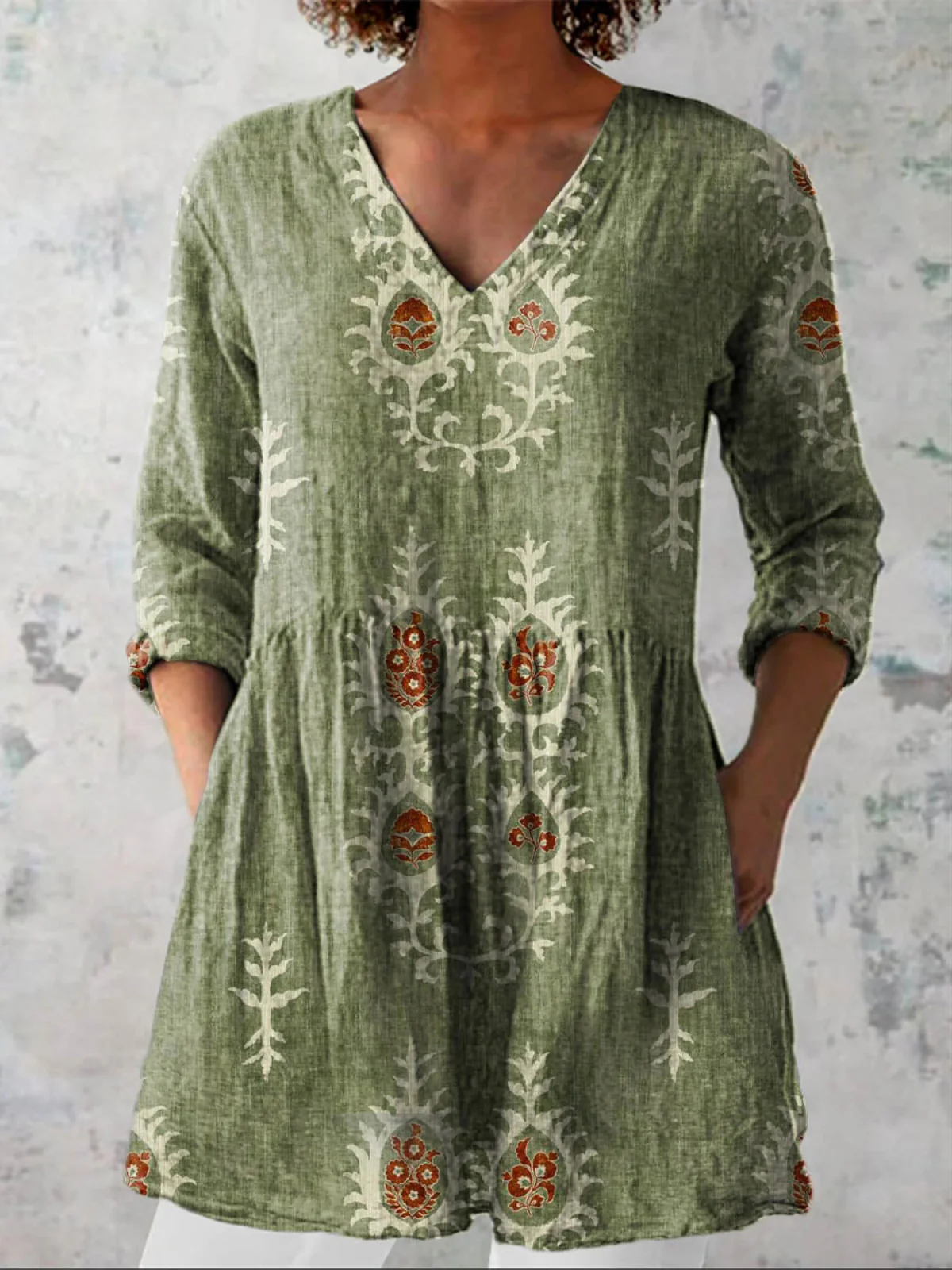MAEVE | BLUSA LARGA CON ESCOTE EN V