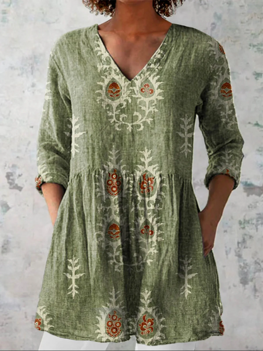 MAEVE | BLUSA LARGA CON ESCOTE EN V