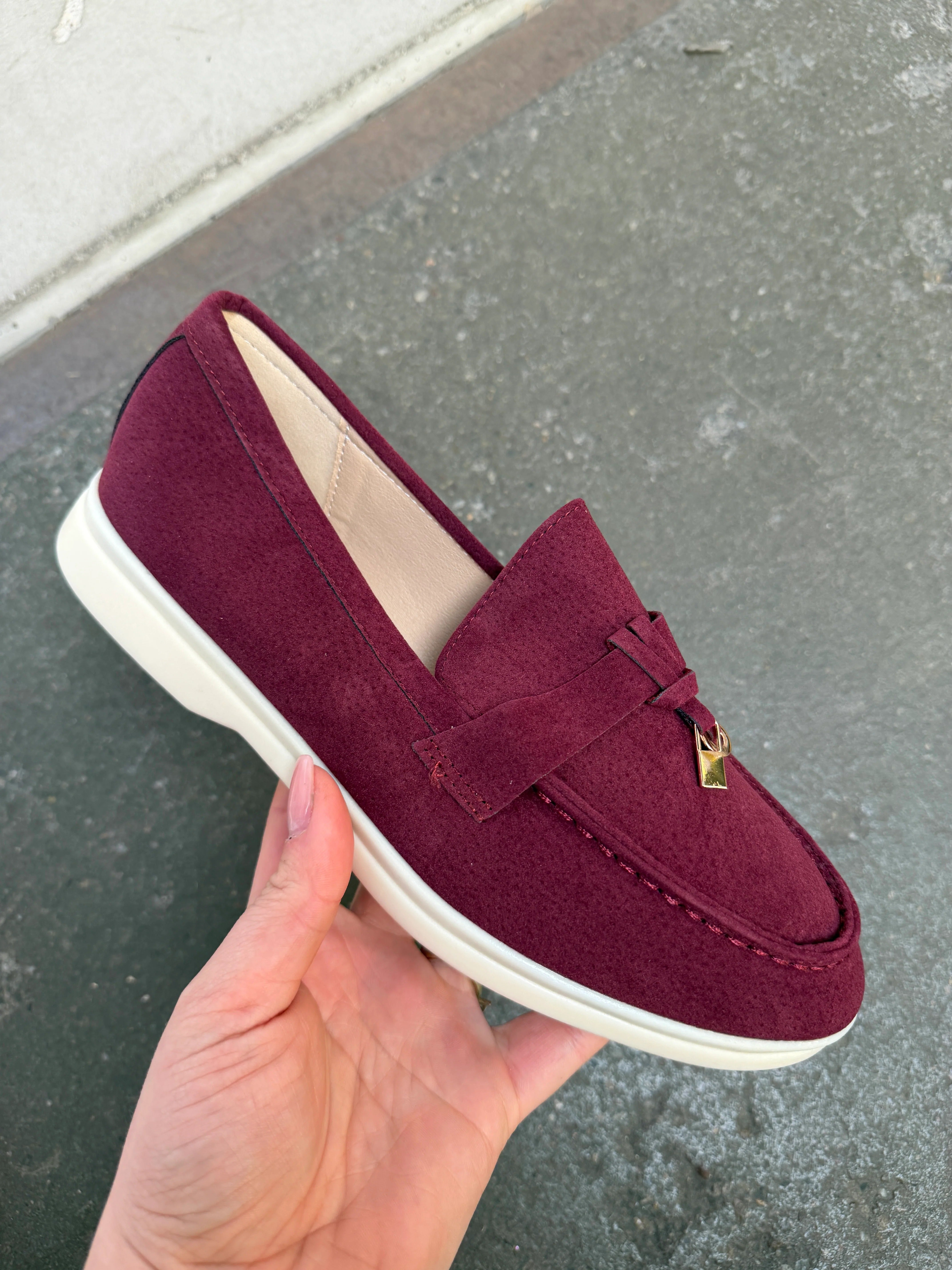 Mocasines Maris Burdeo