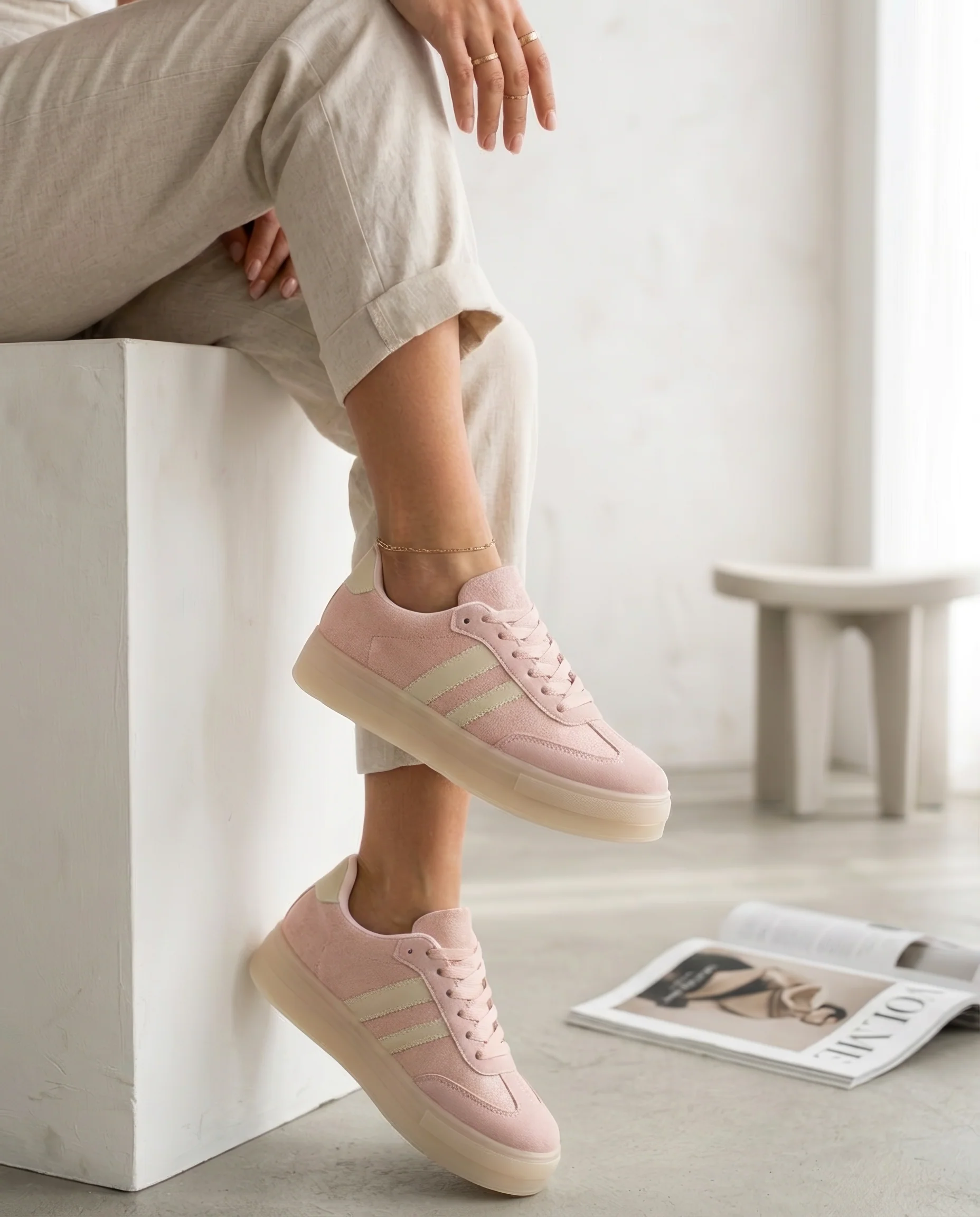 Zapatillas Dori Rosa