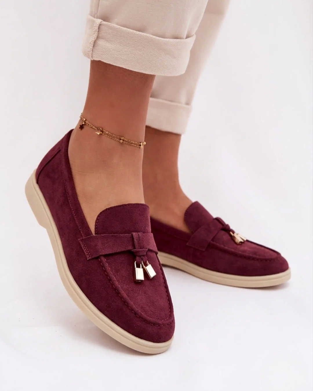 Mocasines Maris Burdeo