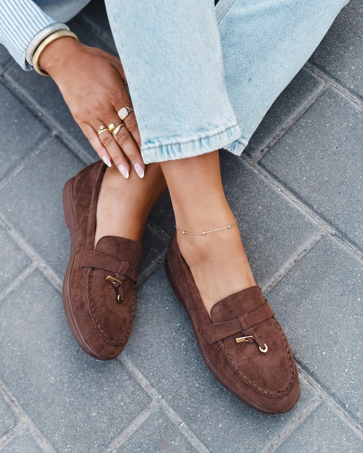 Mocasines Maris Marrón