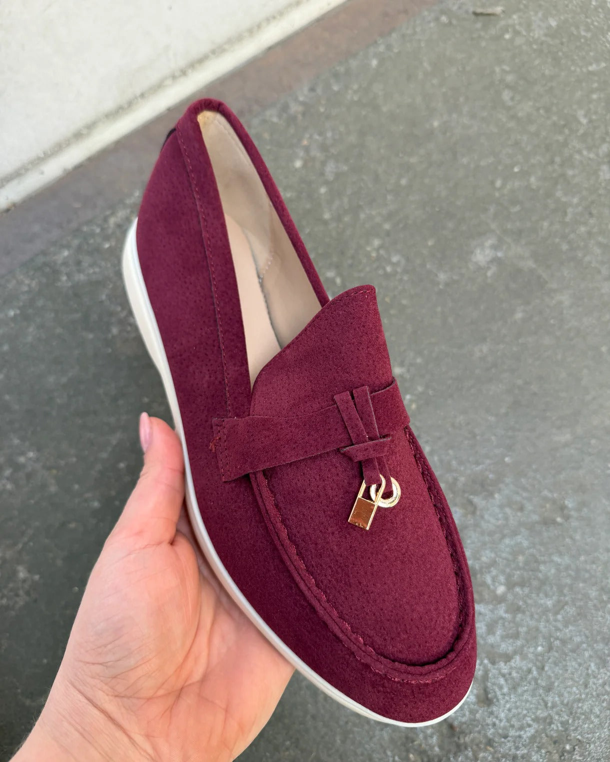 Mocasines Maris Burdeo